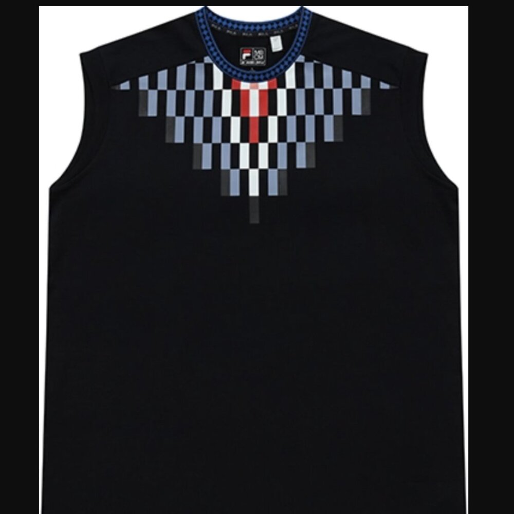 Fila Fusion x Marcelo Burlon Boys Graphic Tank Top Black 33 76 Athletic Kids XL